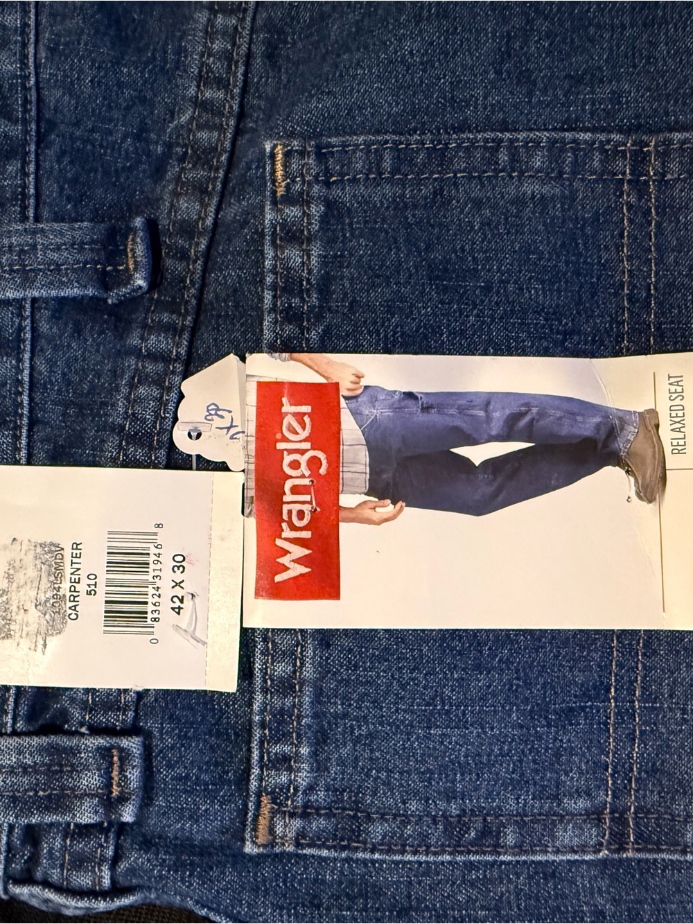 Wrangler Men's Jeans in Dark Blue - Relaxed Fit